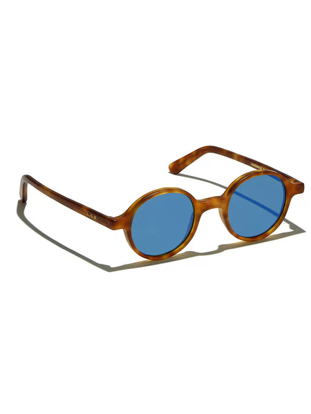 L.G.R REUNION HAVANA CHIARO MATT 02 FLAT BLUE MIRROR