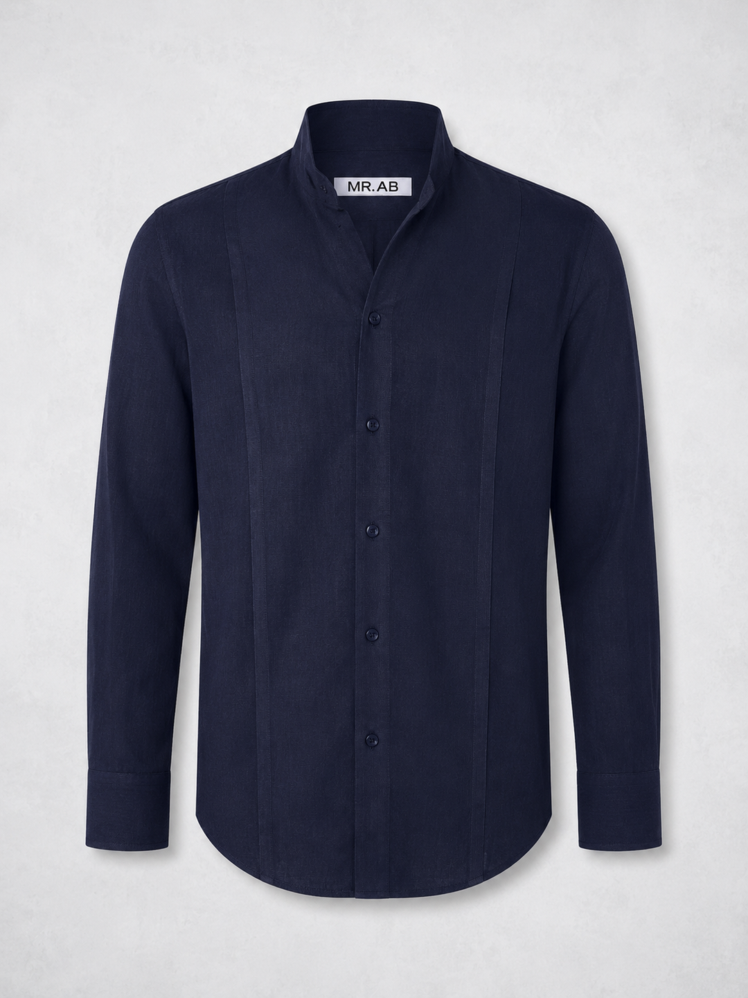 ULTRALIGHT MAO SHIRT TOTAL NAVY