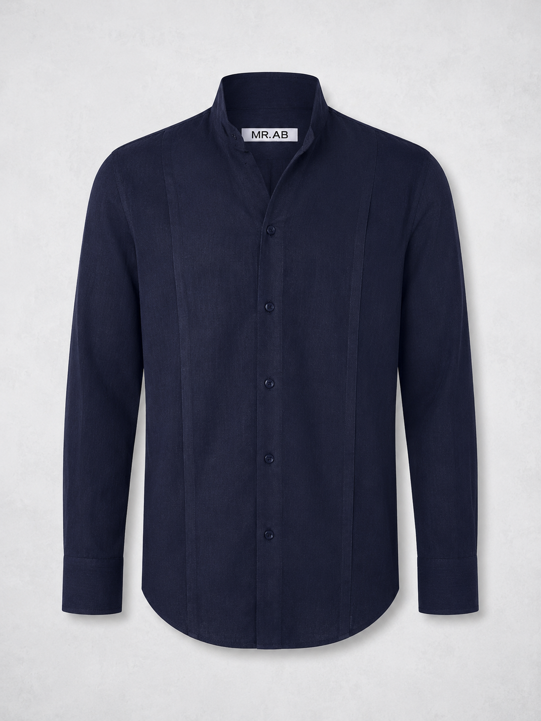 ULTRALIGHT MAO SHIRT TOTAL NAVY