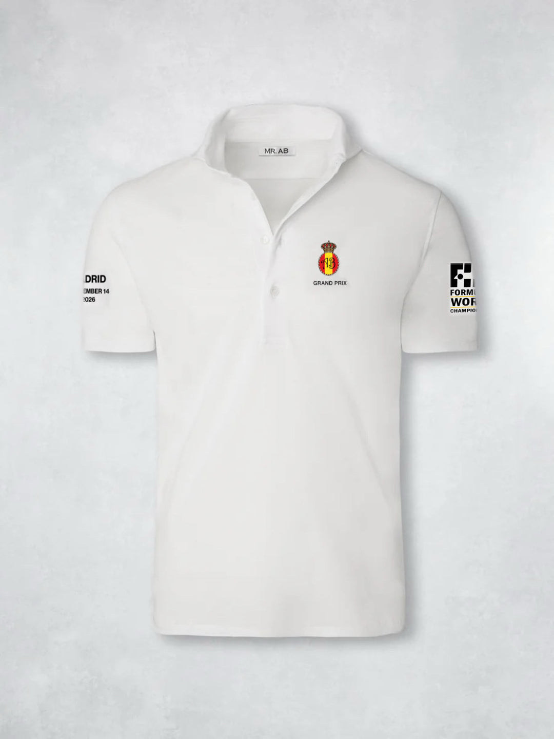 F1 ICE POLO SS WHITE
