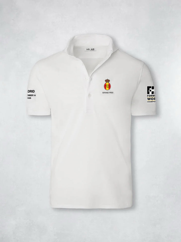 F1 ICE POLO SS WHITE