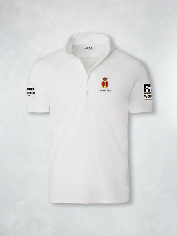 F1 ICE POLO SS WHITE