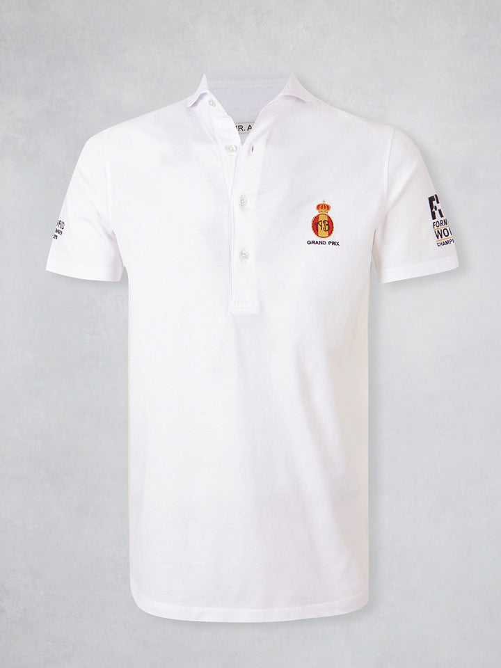 F1 ICE POLO SS WHITE