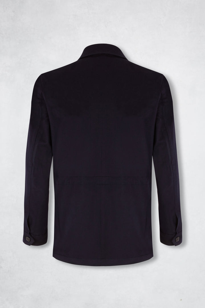 CASHMERE POCKET JACKET NAVY