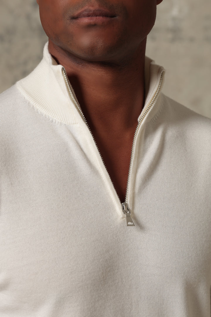 ZIPPER CASHMERE CRU