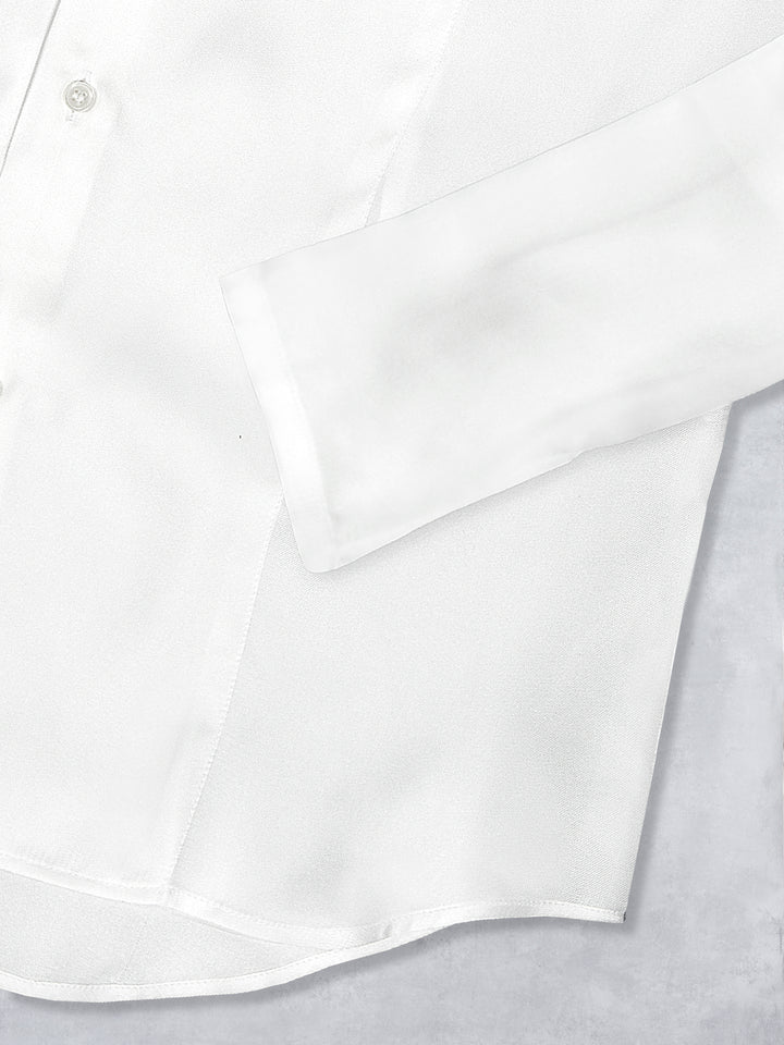 MAO SILK SHIRT WHITE LIMITED EDITION TOPURIA