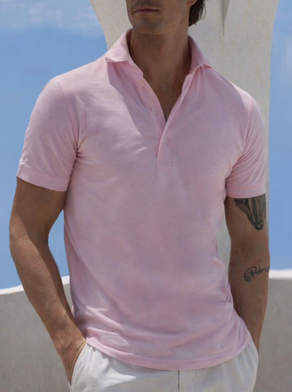 ICE POLO SS PINK