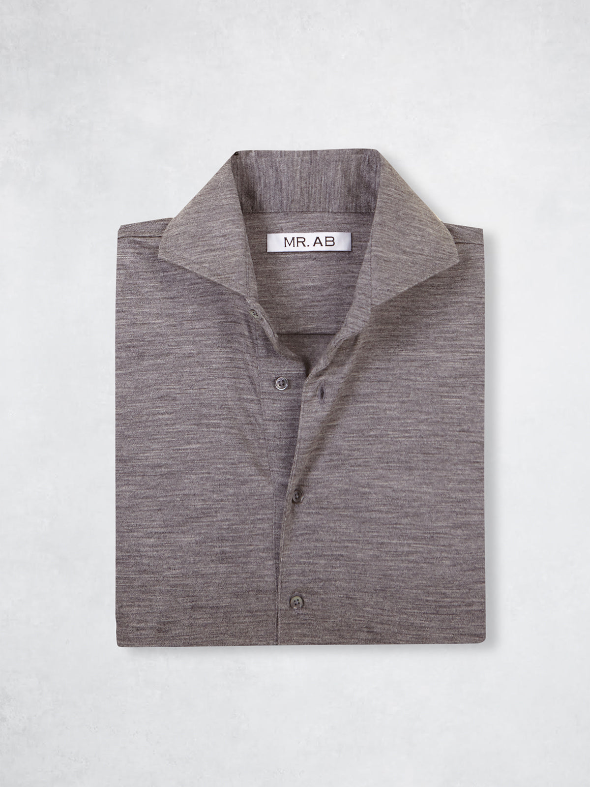 EXTRAFINE MERINO POLO MED GREY