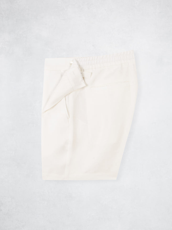 LINEN BERMUDA CRU