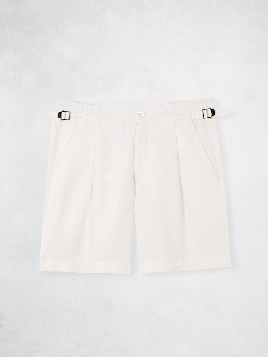 LINEN BERMUDA CRU