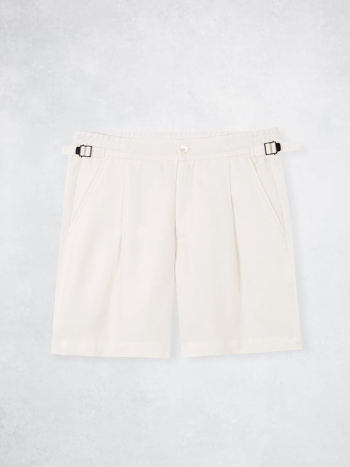 LINEN BERMUDA CRU
