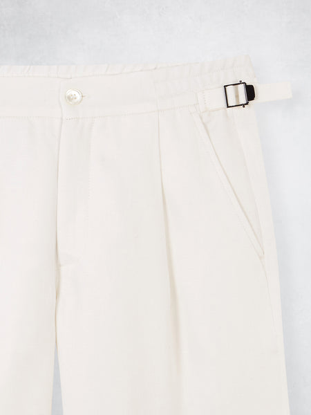 LINEN BERMUDA CRU