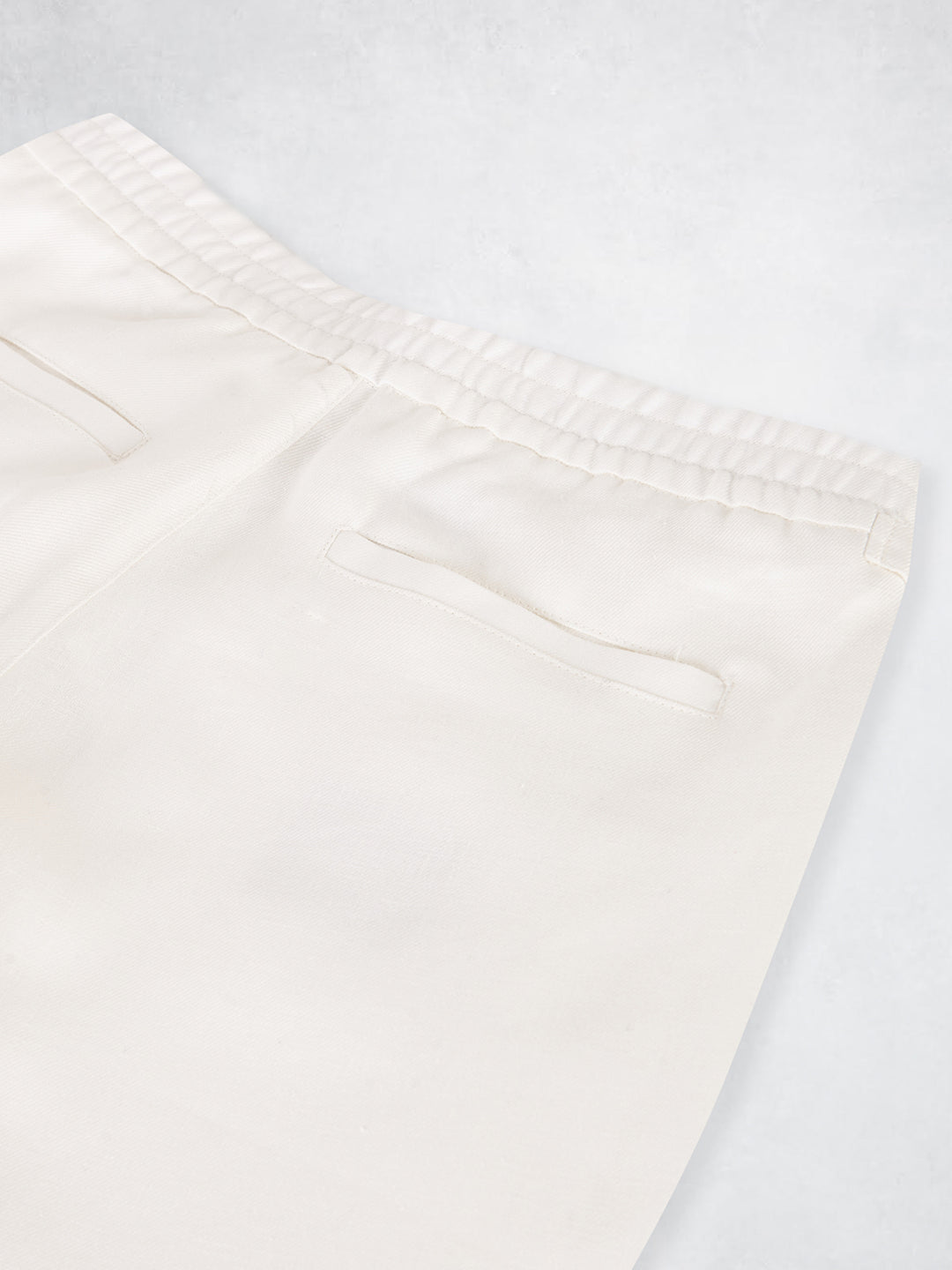 LINEN BERMUDA CRU