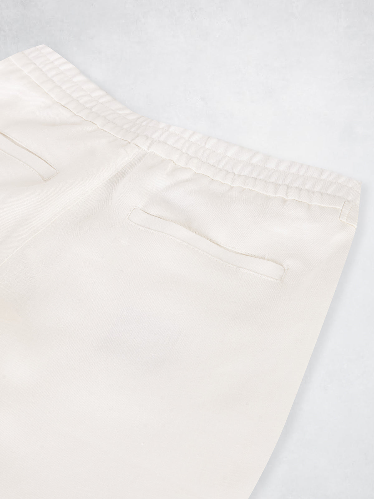 LINEN BERMUDA CRU