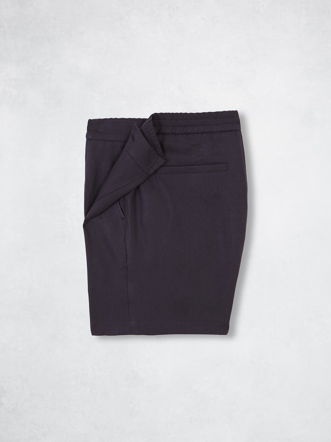 LINEN BERMUDA NAVY