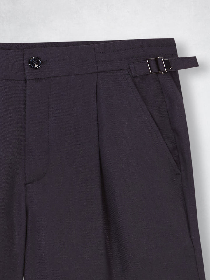 LINEN BERMUDA NAVY