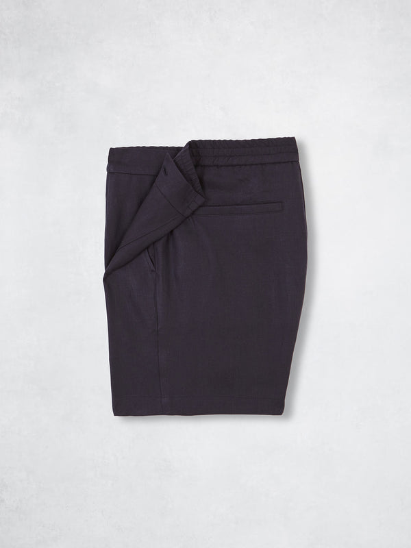 LINEN BERMUDA NAVY