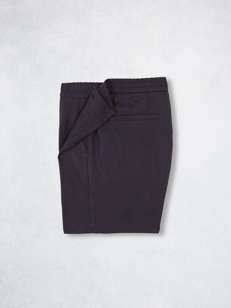 LINEN BERMUDA NAVY