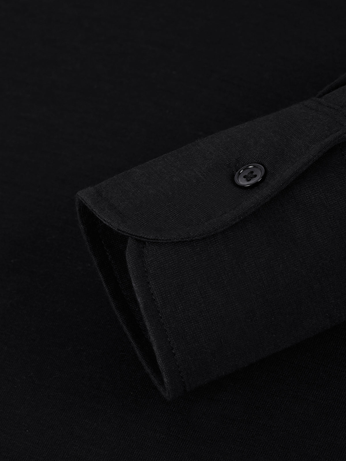 EXTRAFINE MERINO POLO BLACK