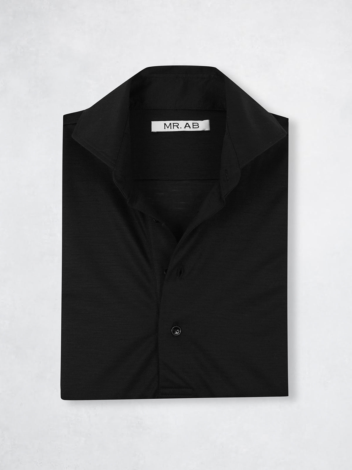 EXTRAFINE MERINO POLO BLACK