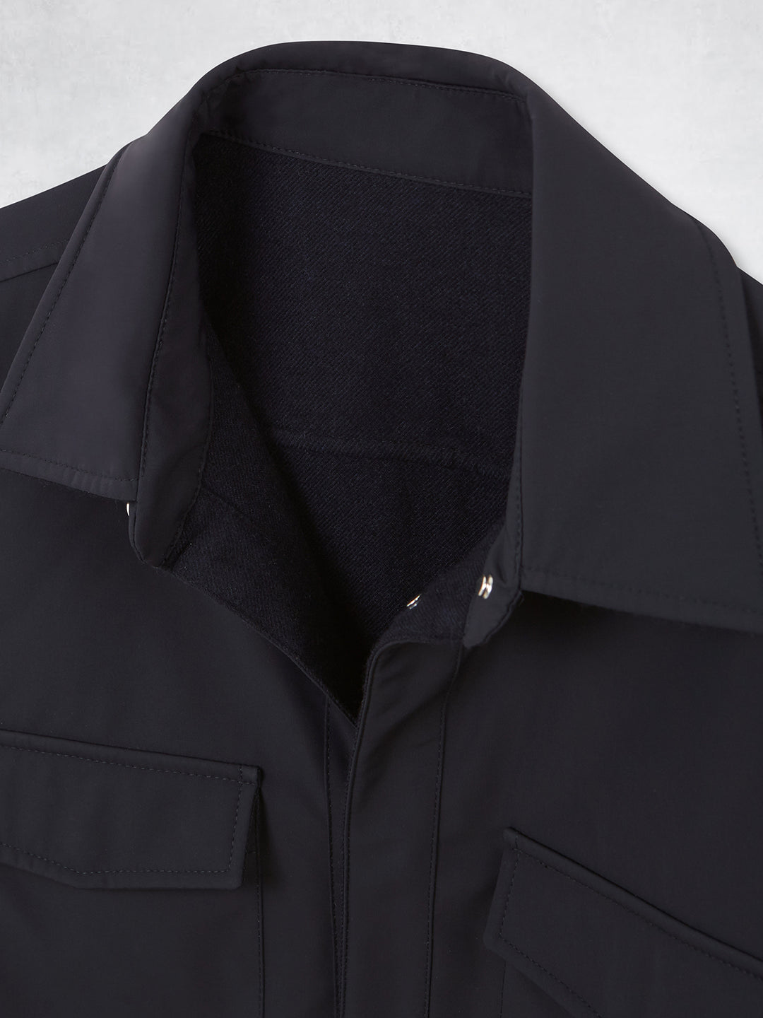 WOOL REVERSIBLE OVERJACKET