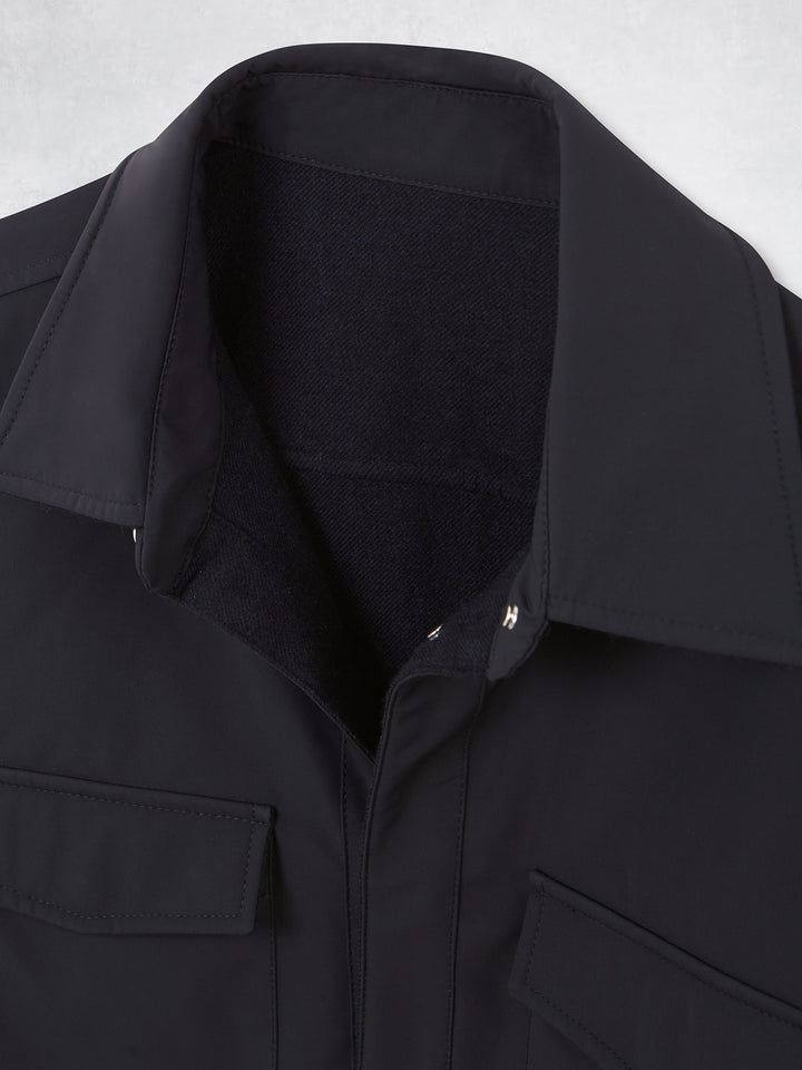 WOOL REVERSIBLE OVERJACKET