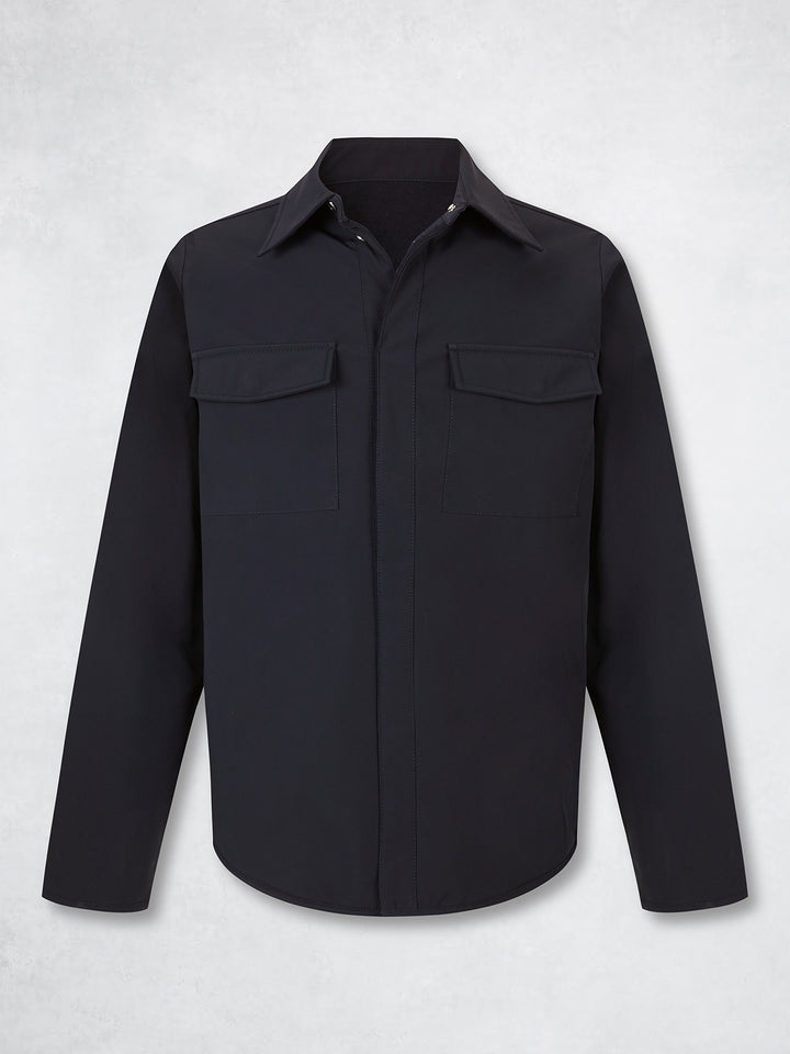 WOOL REVERSIBLE OVERJACKET