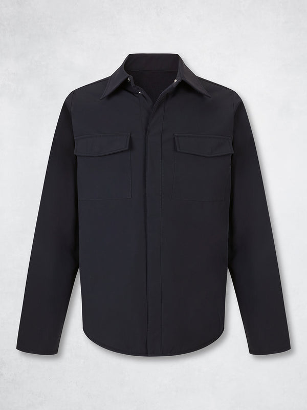 WOOL REVERSIBLE OVERJACKET