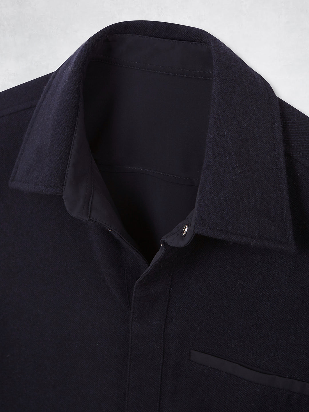 WOOL REVERSIBLE OVERJACKET