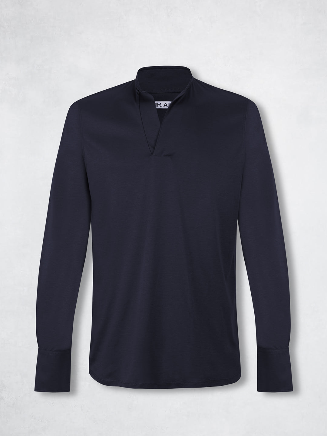 POLO MAO SILK LS NAVY
