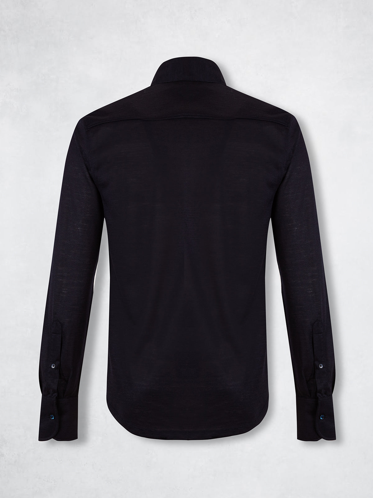 EXTRAFINE MERINO POLO MAO NAVY