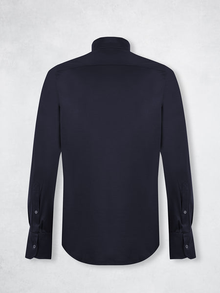POLO MAO SILK LS NAVY