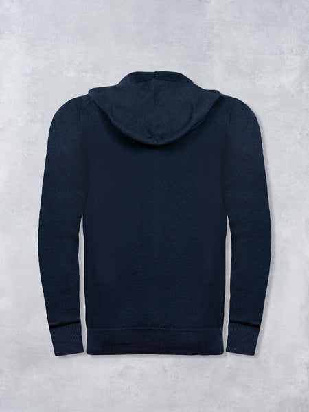 CASHMERE HOODIE NAVY