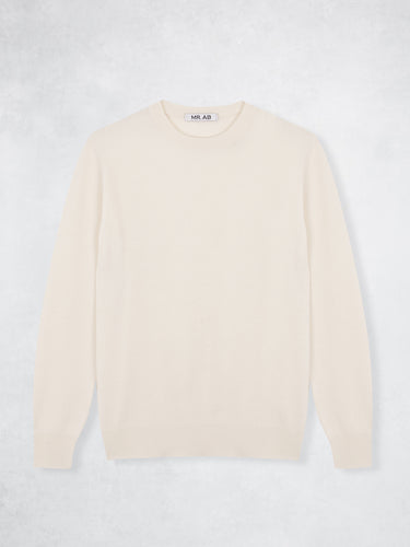 CASHMERE SWEATER WHITE