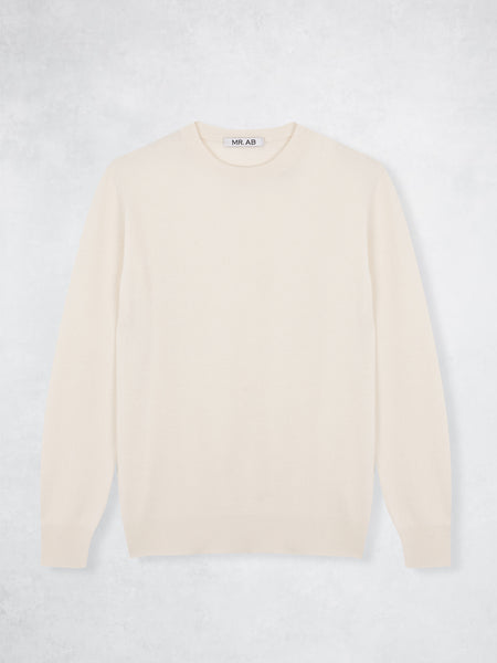 CASHMERE SWEATER WHITE