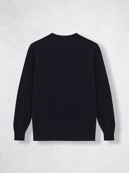 CASHMERE SWEATER NAVY