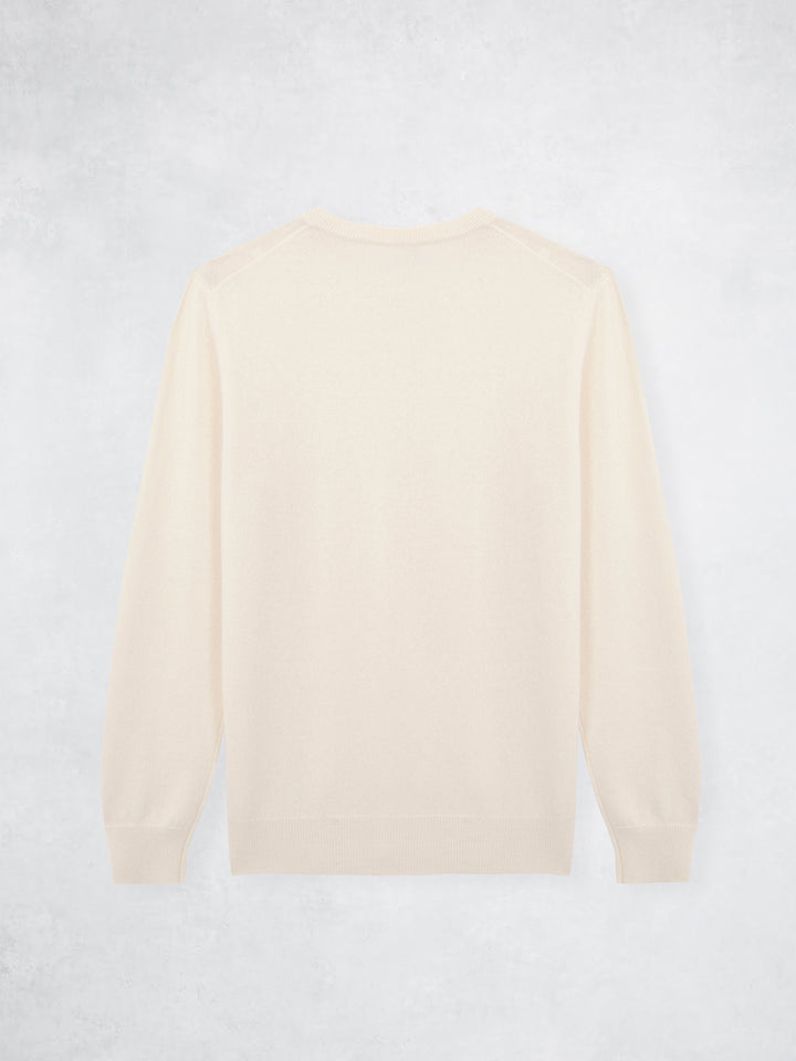 CASHMERE SWEATER WHITE