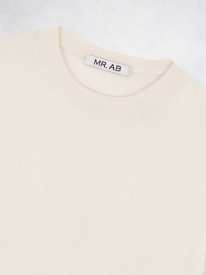 CASHMERE SWEATER WHITE