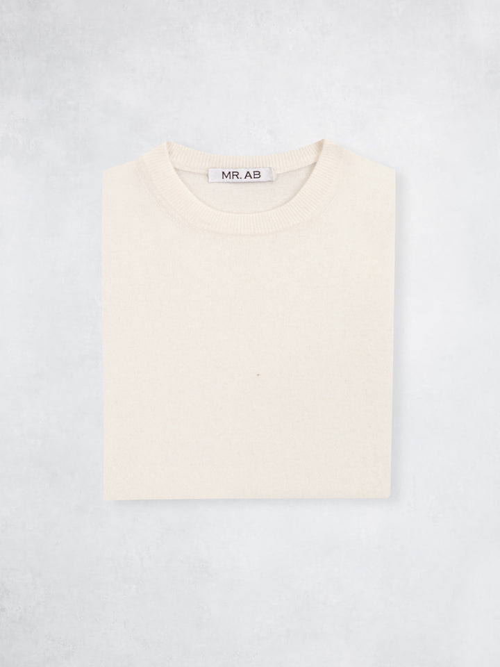 CASHMERE SWEATER WHITE