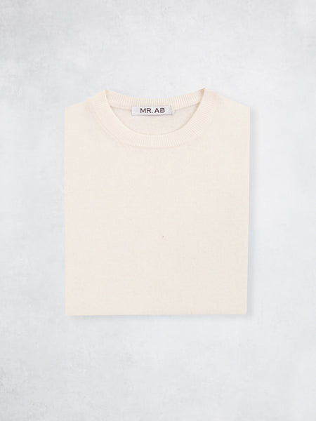 CASHMERE SWEATER WHITE