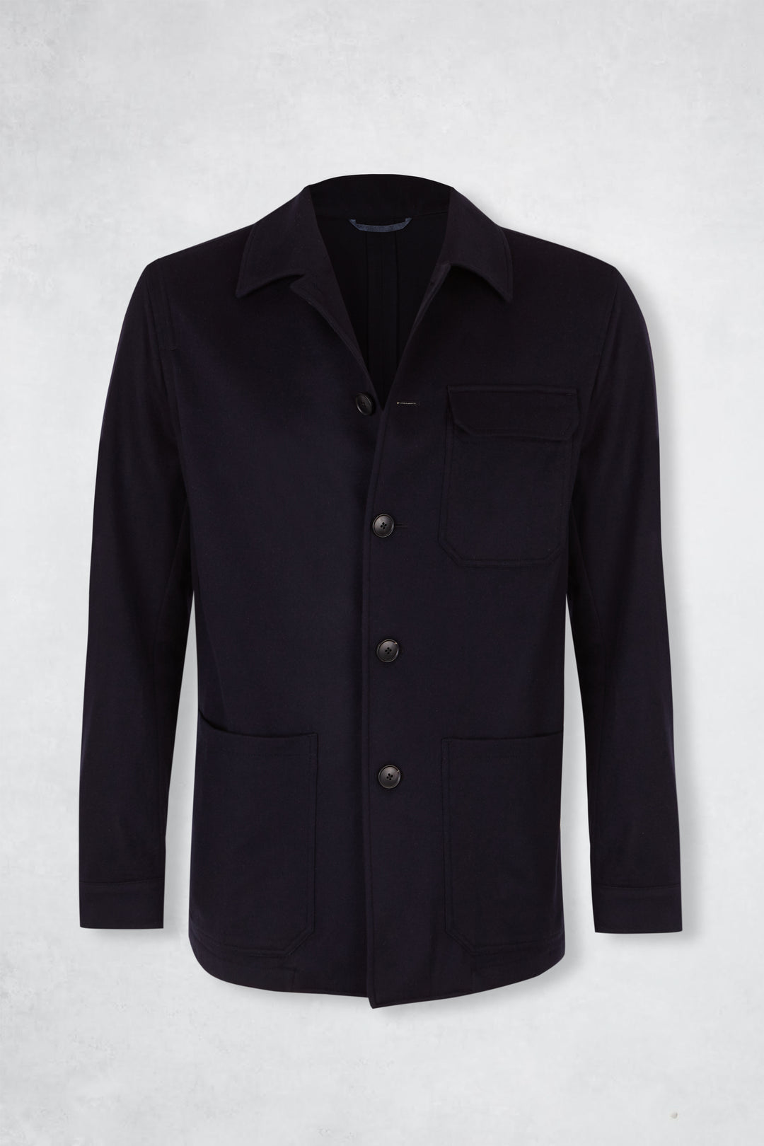 CASHMERE POCKET JACKET NAVY