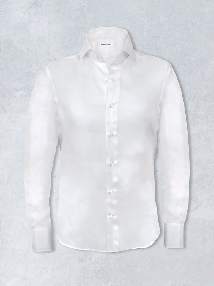 SILK SHIRT WHITE LIMITED EDITION TOPURIA