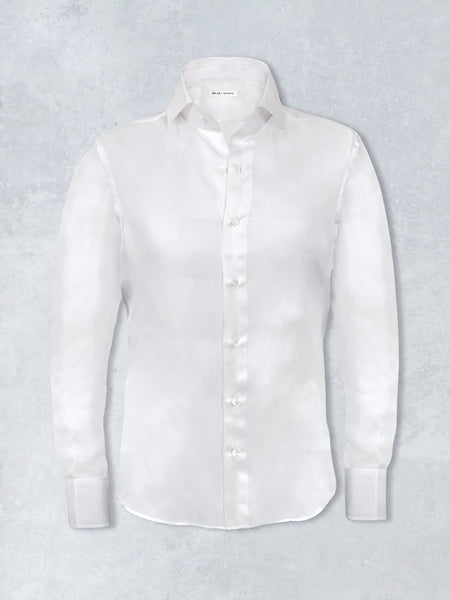 SILK SHIRT WHITE LIMITED EDITION TOPURIA