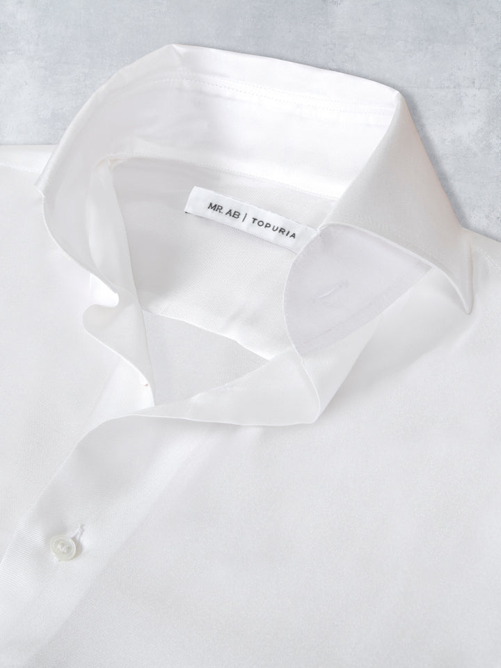 SILK SHIRT WHITE LIMITED EDITION TOPURIA