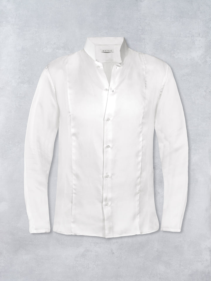 MAO SILK SHIRT WHITE LIMITED EDITION TOPURIA