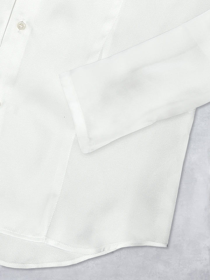 MAO SILK SHIRT WHITE LIMITED EDITION TOPURIA