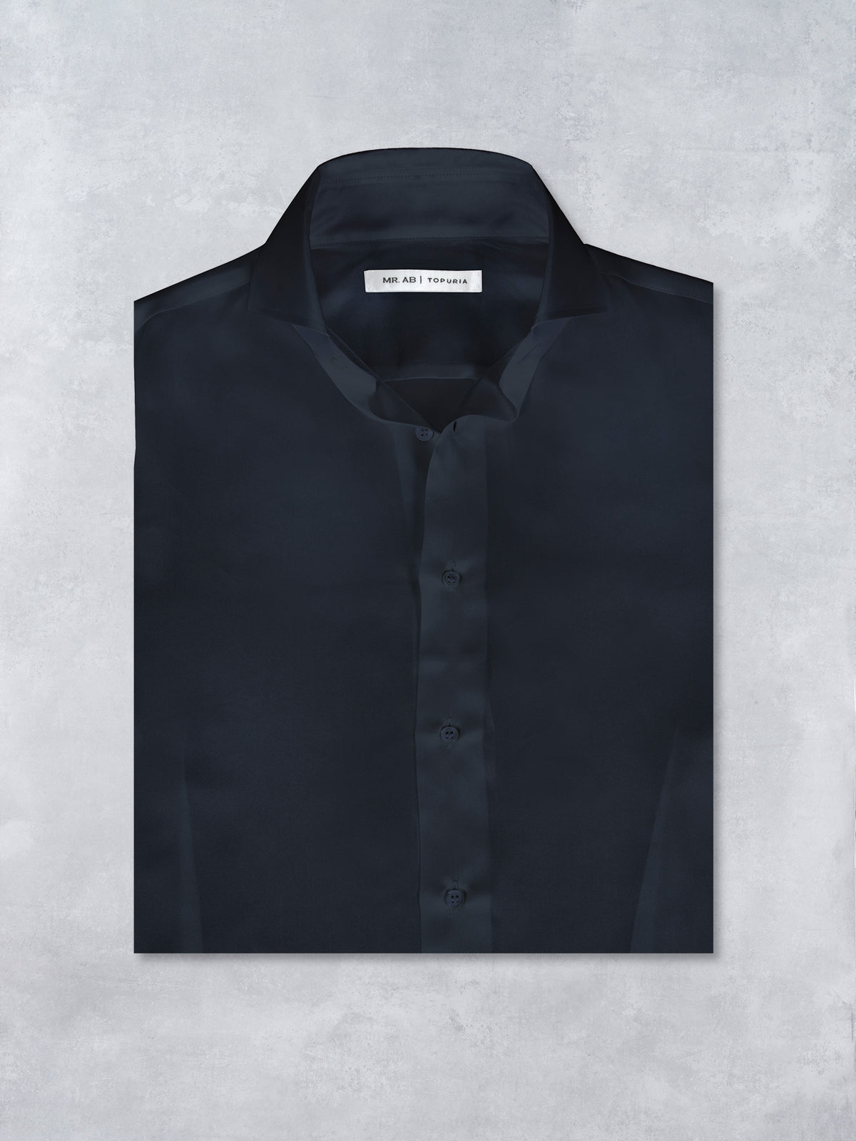SILK SHIRT NAVY LIMITED EDITION TOPURIA