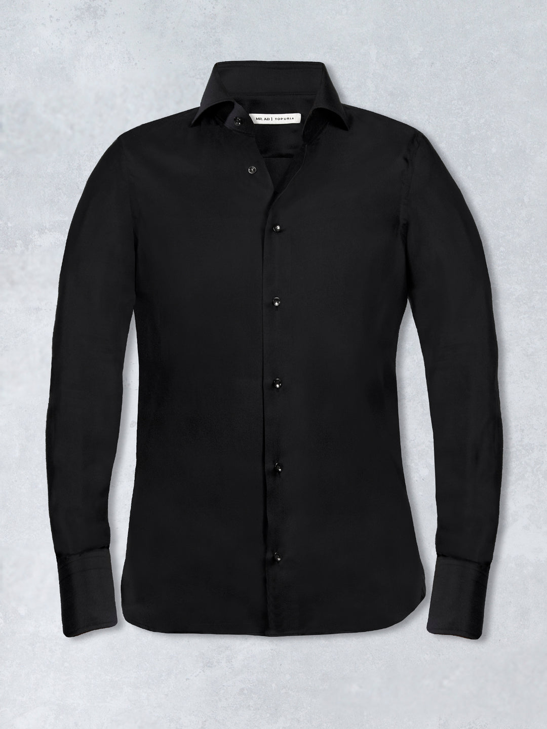 SILK SHIRT BLACK LIMITED EDITION TOPURIA