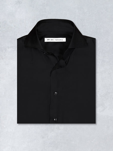 SILK SHIRT BLACK LIMITED EDITION TOPURIA