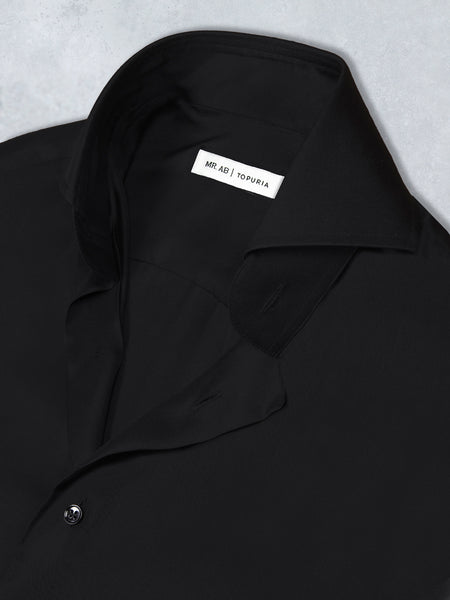 SILK SHIRT BLACK LIMITED EDITION TOPURIA